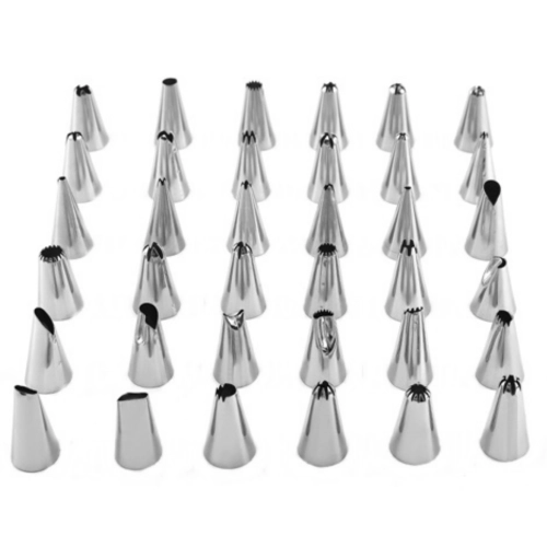 Patera obrotowa tylki rękaw szpatułki dekorator do tortu ciasta duży zestaw 55 elementów