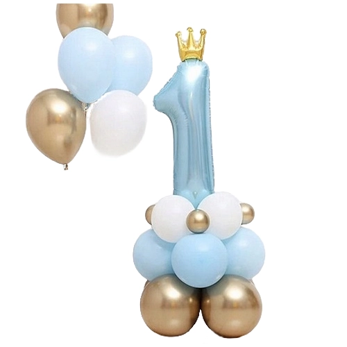 Balony foliowe roczek niebieski chłopiec