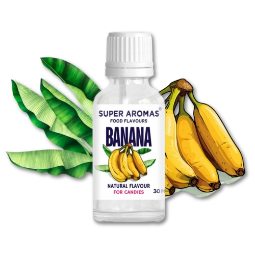Aromat naturalny dodatek spożywczy do cukierków i kremów banan 30ml