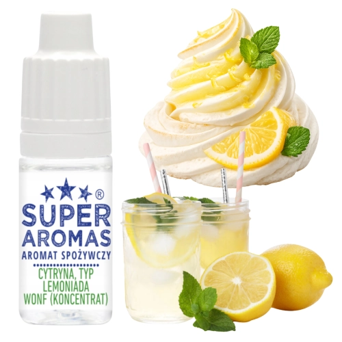 Aromat dodatek spożywczy 10ml tort krem deser napój do żelki cytryna lemoniada