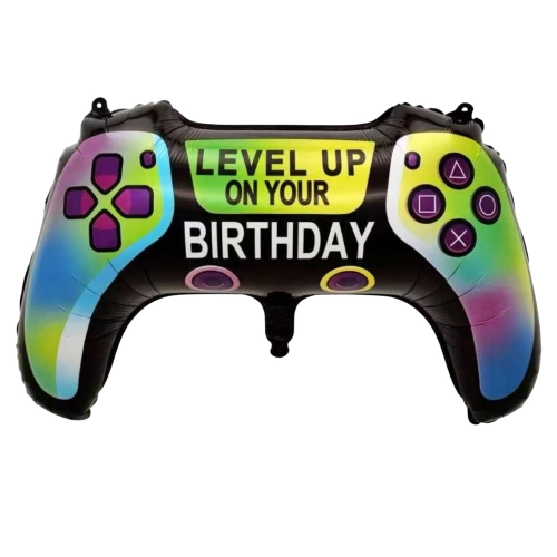Balon foliowy pad kontroler gra urodziny hel dekoracje urodzinowe
