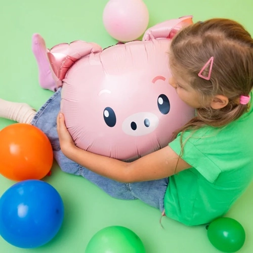 BALON FOLIOWY ŚWINKA RÓŻOWA ŚWINIA URODZINY HEL