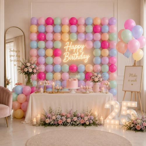 Balony lateksowe 100 sztuk kolorowe pastelowe dekoracje urodzinowe wesele baby shower