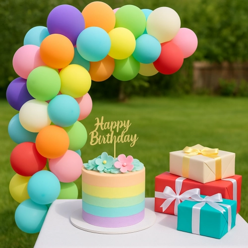 Balony lateksowe girlanda dekoracje urodzinowe balon kolor mix zestaw 100 sztuk