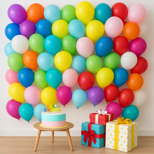 Balony lateksowe girlanda dekoracje urodzinowe balon kolor mix zestaw 100 sztuk
