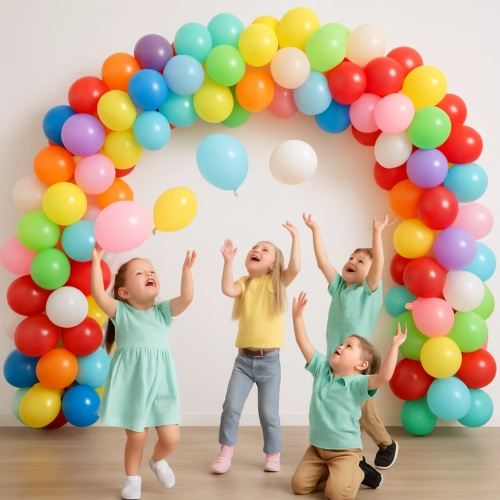 Balony lateksowe girlanda dekoracje urodzinowe balon kolor mix zestaw 100 sztuk