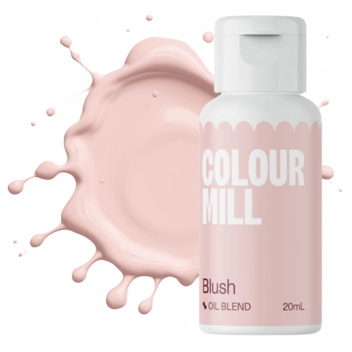 Barwnik olejowy do mas tłustych kremu czekolady pudrowy róż blush colour mill 20ml