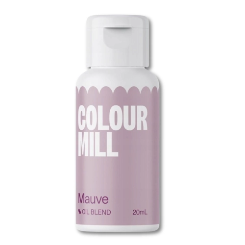 Barwnik olejowy do mas tłustych kremów czekolady różowy mauve colour mill 20ml