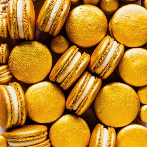 Barwnik spożywczy w płynie złoty metaliczny jadalna farbka fractal gold 30g