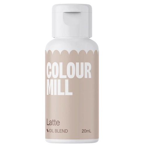 Barwnik olejowy do mas tłustych kremu czekolady beżowy latte colour mill 20ml
