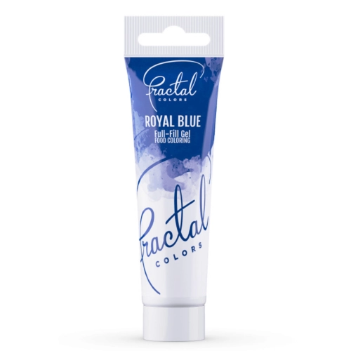 Barwnik spożywczy w żelu granatowy do tortu fractal royal blue tubka 30g