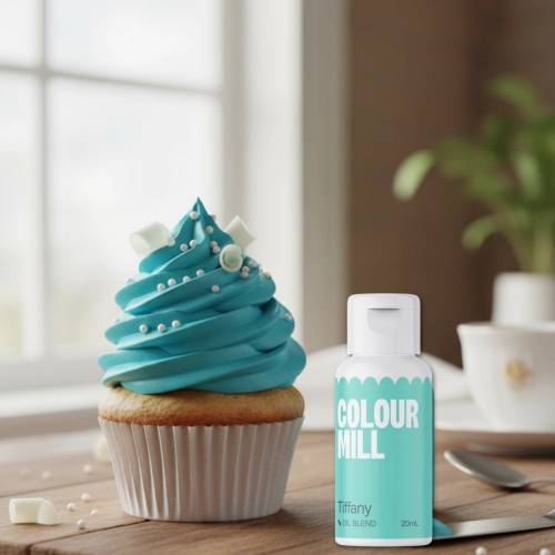 Barwnik olejowy do mas tłustych kremu czekolady tiffany muślinowy colour mill 20ml