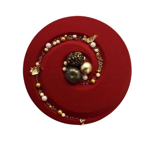 Barwnik spożywczy jadalny zamsz spray burgund velvet 100ml