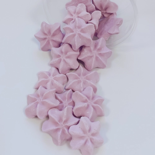 Posypka na tort bezy cukrowe beziki fioletowe ozdoby dekoracje urodzinowe 100g