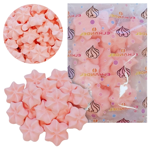 Posypka na tort bezy cukrowe beziki różowe ozdoby dekoracje urodzinowe 100g