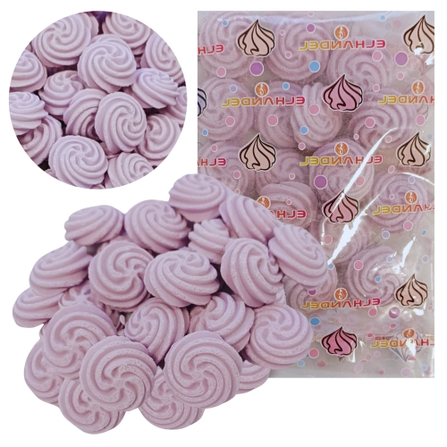 Posypka na tort bezy cukrowe fioletowe ozdoby dekoracje urodzinowe 100g