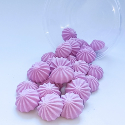 Posypka na tort bezy cukrowe fioletowe beziki ozdoby dekoracje 100g