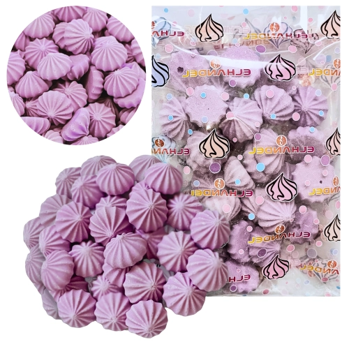 Posypka na tort bezy cukrowe fioletowe beziki ozdoby dekoracje 100g