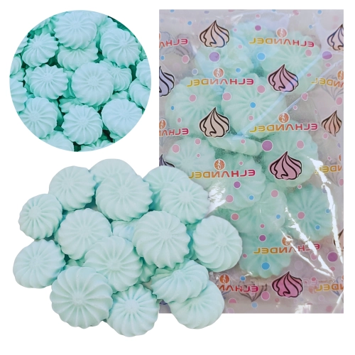 Posypka na tort bezy cukrowe niebieskie beziki ozdoby dekoracje urodzinowe 100g