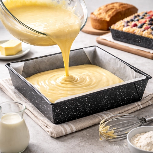 Blacha do pieczenia forma do ciasta zapiekanek kwadratowa non stick