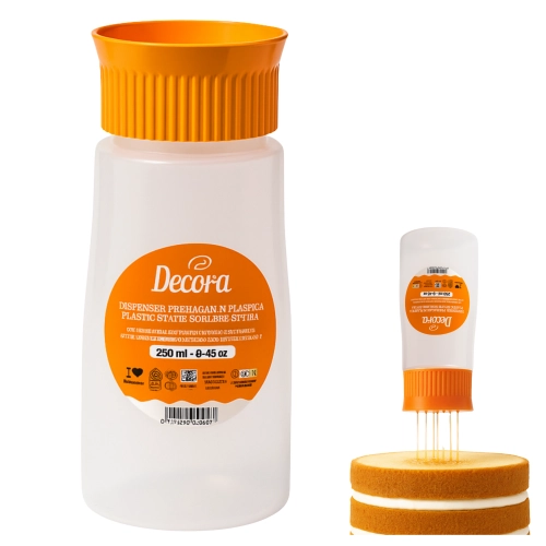 Butelka do nasączania biszkoptu 250 ml dekorator cukierniczy do ciast
