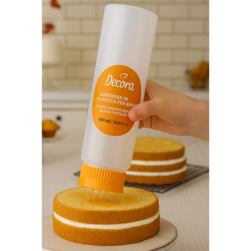 Butelka do nasączania biszkoptu 500 ml dekorator cukierniczy do ciast