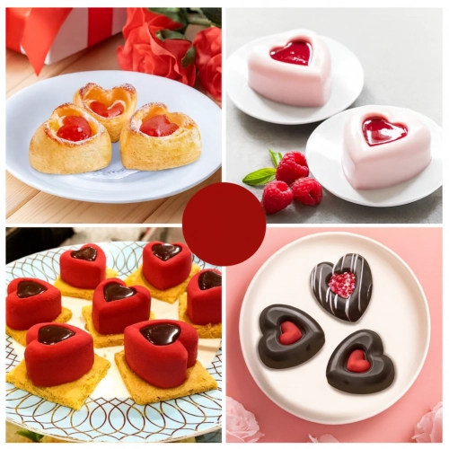 Forma silikonowa serce desery monoporcje dekoracja walentynki serca 8 szt