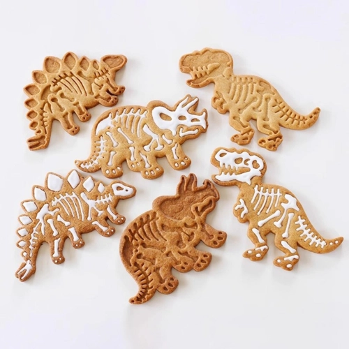 Foremki wykrawacze do ciastek foremka dino masy cukrowej lukru dinozaury