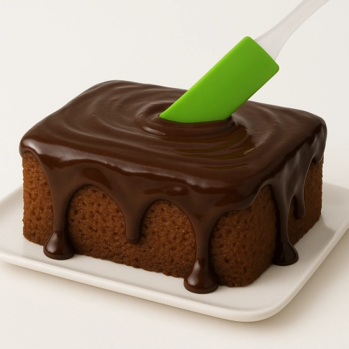Silikonowa łopatka szpatułka do ciasta tortu kremu