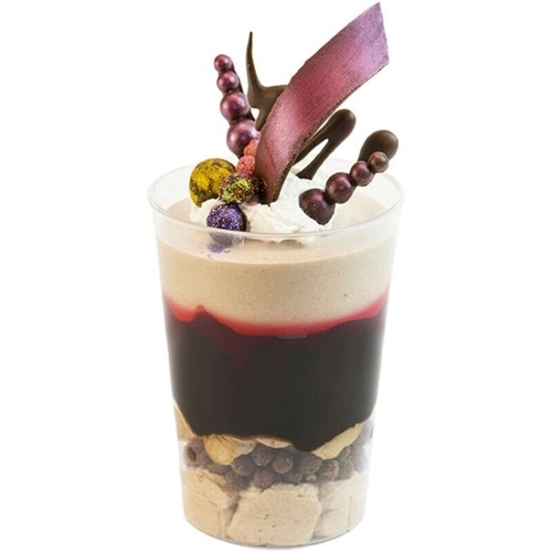 Pucharki plastikowe do deserów przekąsek monoporcji 250ml