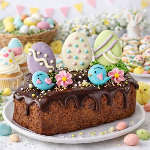 Posypka ozdoby na tort jajeczka cukrowe beziki pastelowe dekoracje świąteczne Wielkanoc 9 sztuk