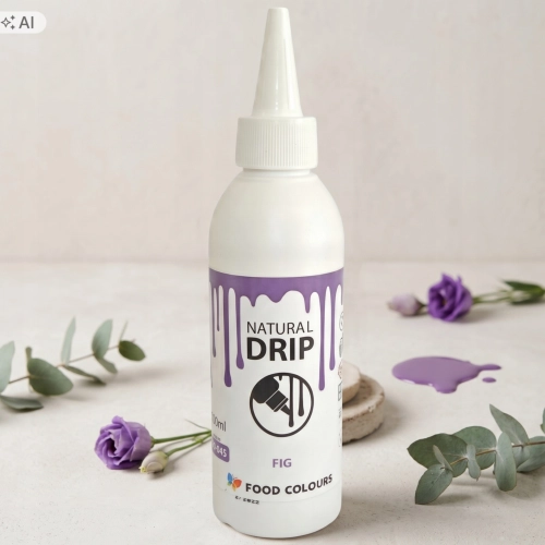 Polewa czekoladowa 100ml fioletowy drip do tortu monoporcji sos do dekoracji