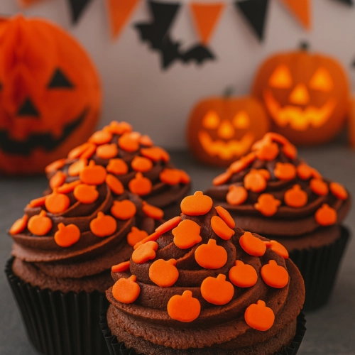 Posypka cukrowa na tort dynia halloween dekoracje na babeczki 100g