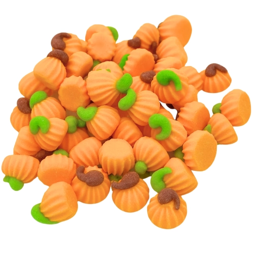 Posypka na babeczki dynia 50 sztuk halloween ozdoby na tort dynie pomarańczowe