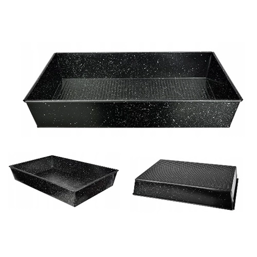 Blacha do pieczenia prostokątna duża klasyczna ciasto potrawa non stick 39 x 24 cm