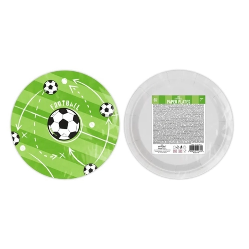 Talerzyki kolorowe  piłka nożna football 6 szt