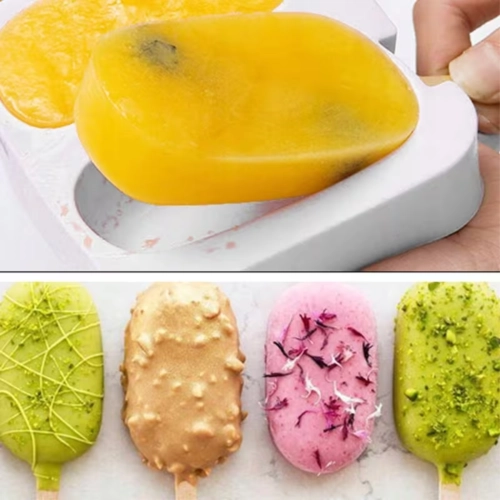 Forma silikonowa do lodów deserów monoporcji 4szt