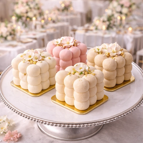 Forma silikonowa do monoporcji foremka do pieczenia sześcian bąble bubble 6 gniazd