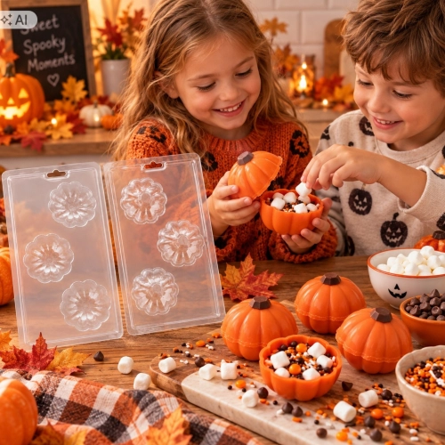 Forma do czekolady dynia halloween bomba czekoladowa dynie Wilton