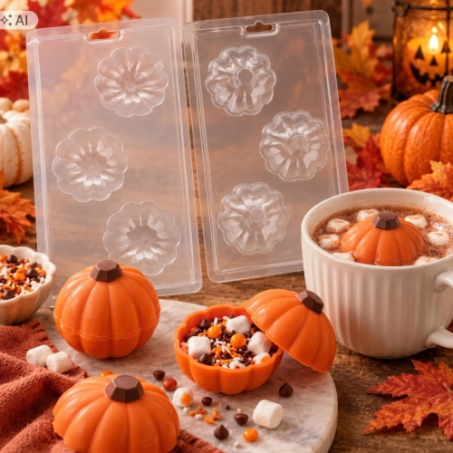 Forma do czekolady dynia halloween bomba czekoladowa dynie Wilton