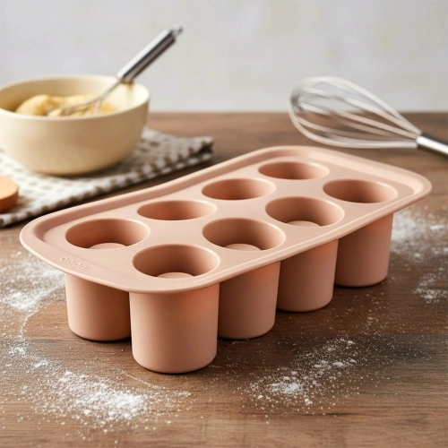 Forma silikonowa do monoporcji foremka do pieczenia wysokie desery do shotów 8 gniazd