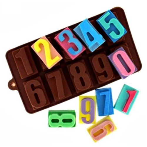 Forma silikonowa do czekoladek kształt cyfry