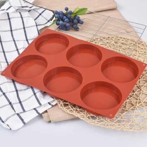 Forma silikonowa do monoporcji 10cm okrągła koło na chrupki żelki praliny