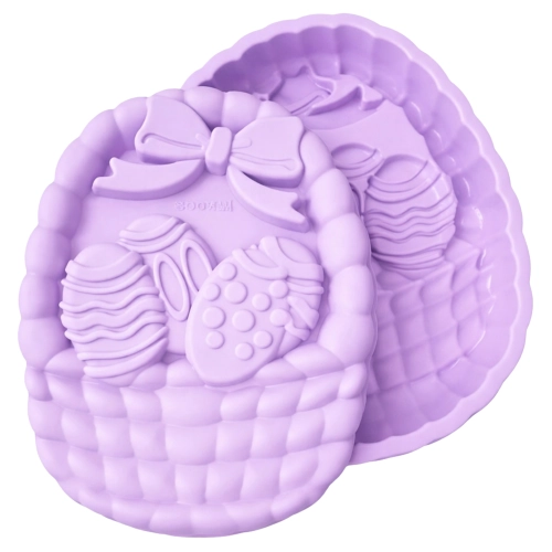 Foremka silikonowa Wielkanocna koszyk z pisankami forma do pieczenia Wielkanoc