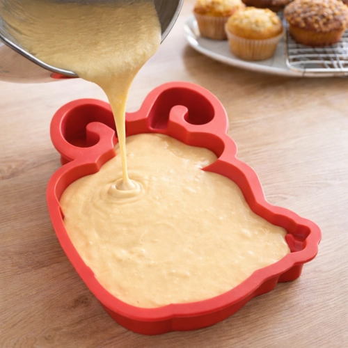 Forma silikonowa Wielkanoc zając z pisanką królik foremka wielkanocna do pieczenia