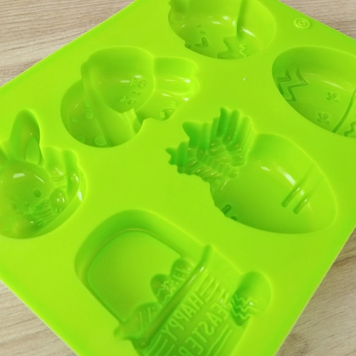 Foremka silikonowa Wielkanocna pisanki jajeczka zajączek kurczaczek forma do pieczenia Wielkanoc