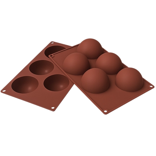 Forma silikonowa do monoporcji kule półkule czekolady pralin