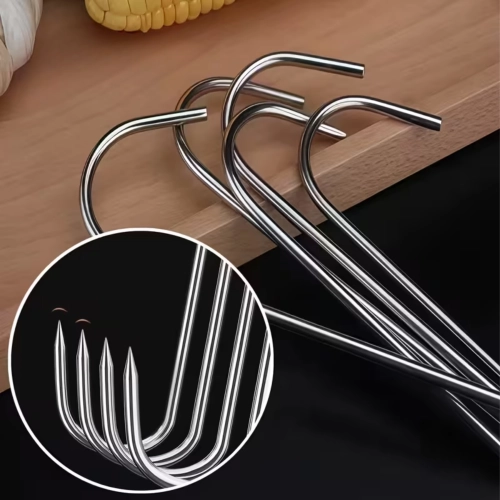 Haki do wędzenia mięsa ryb szynki hak wędliniarski do kiełbasy zestaw 20 szt