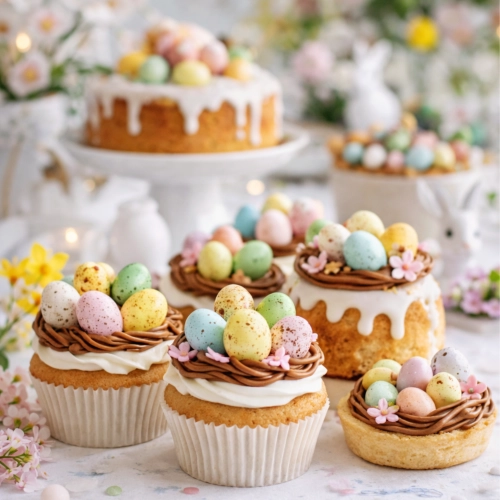 Jajka czekoladowe marmurek do dekoracji babeczki wielkanoc święta mix 10szt