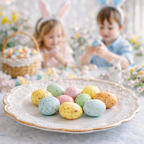 Jajka czekoladowe marmurek do dekoracji babeczki wielkanoc święta mix 10szt
